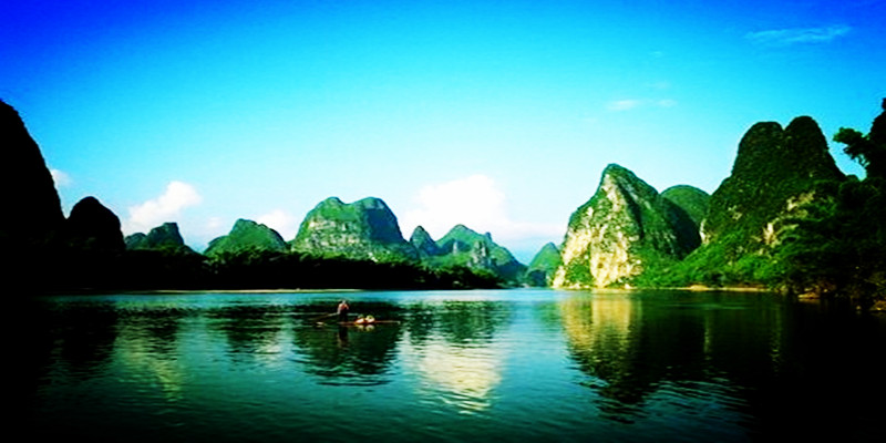 桂林漓江陽朔、大榕樹月亮山、劉三姐大觀園、