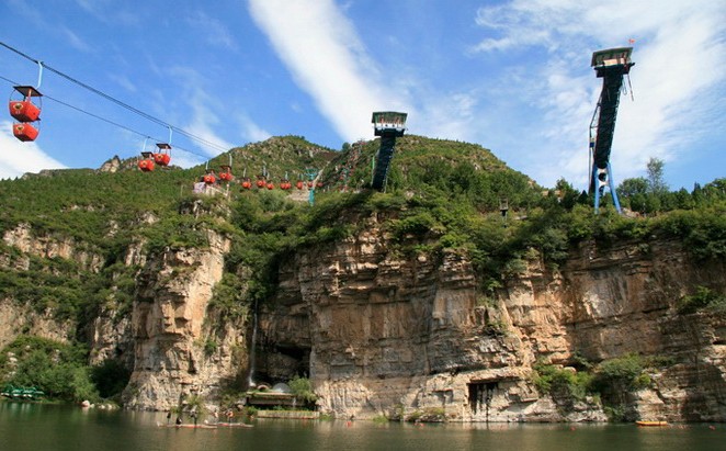 十渡玻璃棧道、拒馬河漂流、天鵝湖、BBQ自助燒