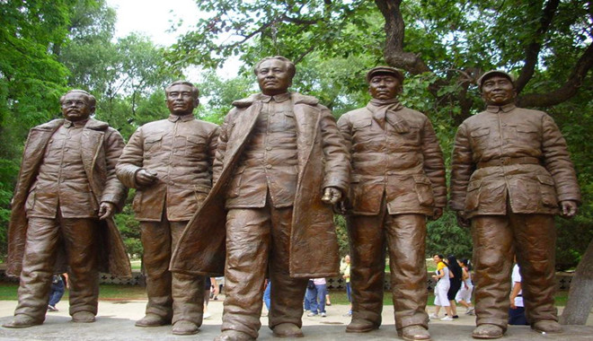 延安棗園、南泥灣、壺口、西安兵馬俑、華清宮